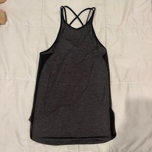 Women's Charcoal Gray Strappy Top